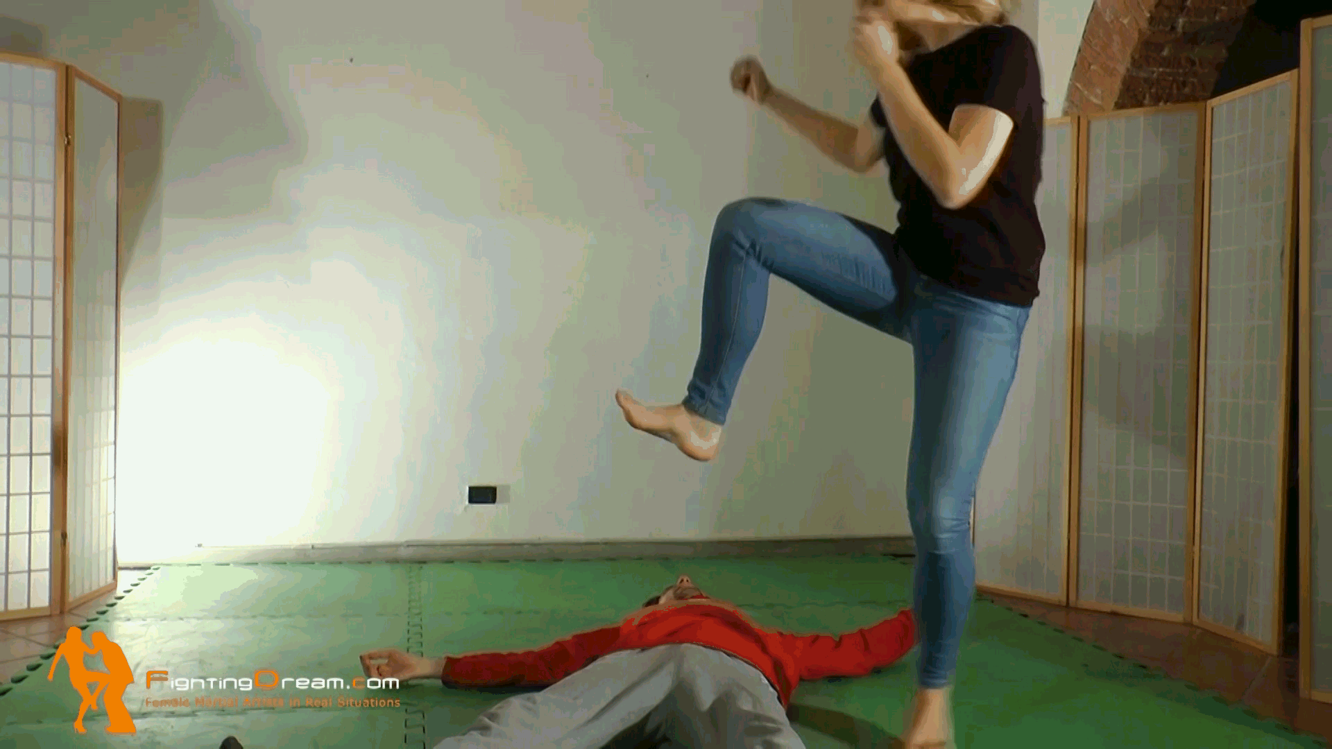Muzzie reccomend selfdefence woman fight