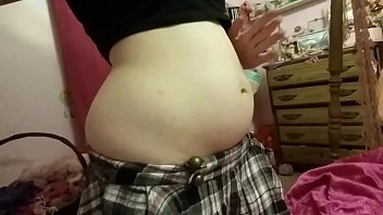 Bloated belly jiggly butt