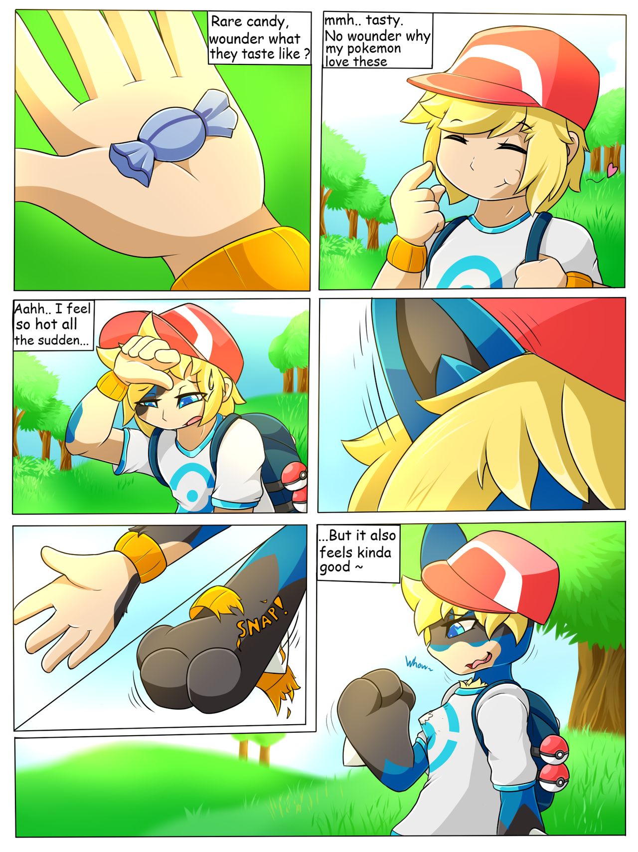 best of Transformation comic lucario