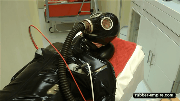 best of Diver catsuit gasmask girl rubber latex