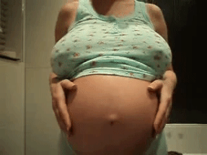 Defense reccomend pregnant beauty showing belly huge
