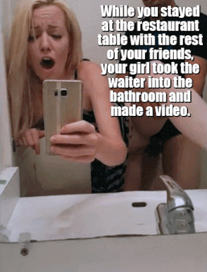 sucking a big dick in the bathroom.