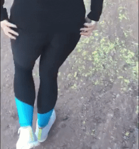 Thick viet girl with leggings