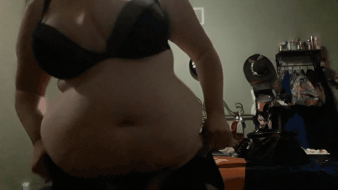 Black L. reccomend ssbbw kimmy crush belly weighing