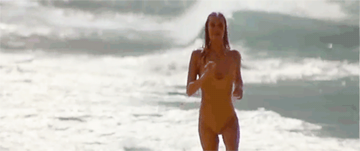 Blonde nudist nude beach