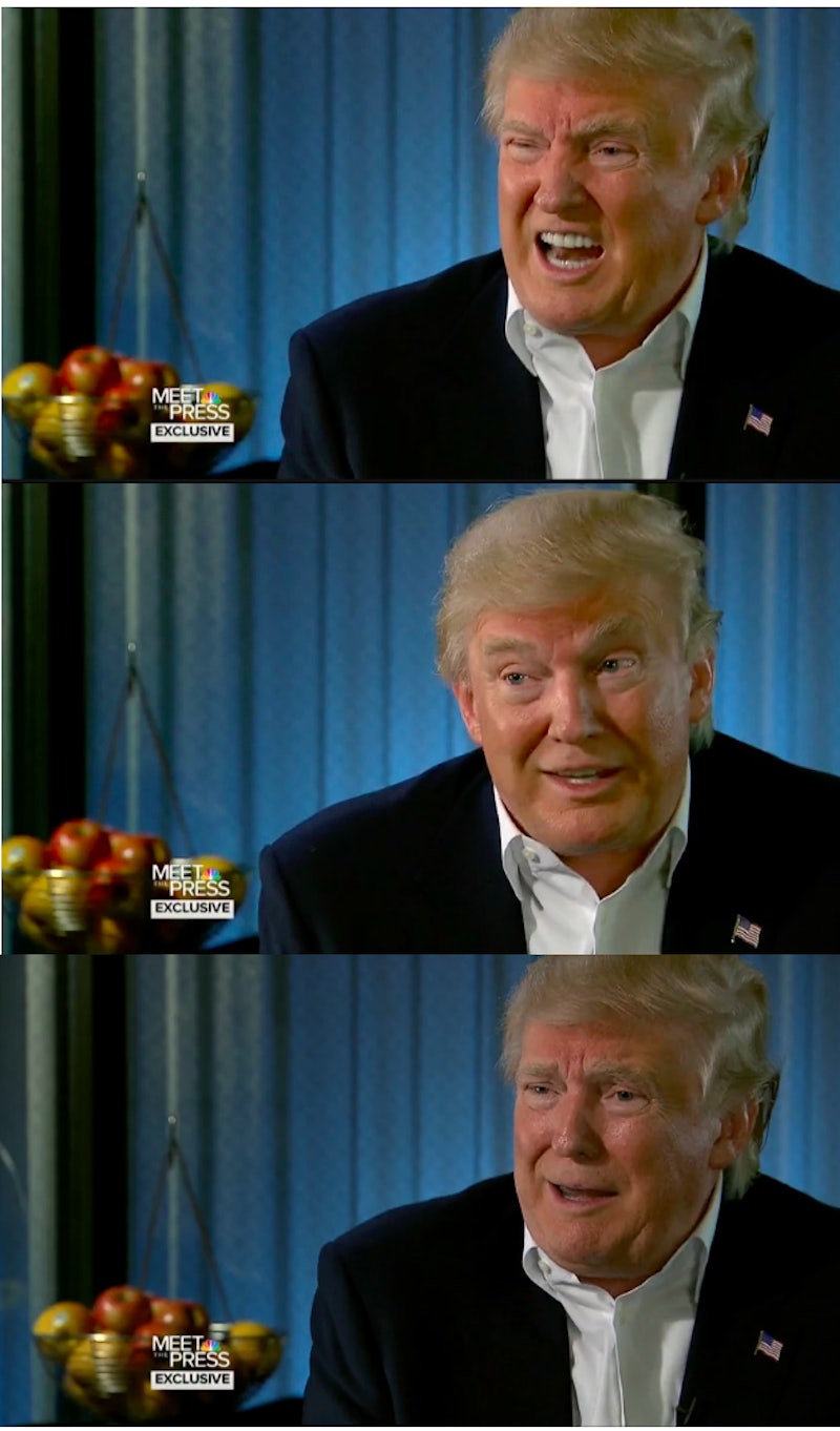 Donald trumps official anal interview world