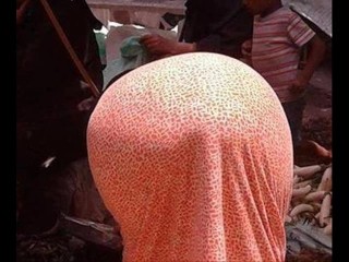 Indian aunty street voyeur butt