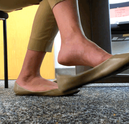 Stretch reccomend candid sexy milf feet wedges under