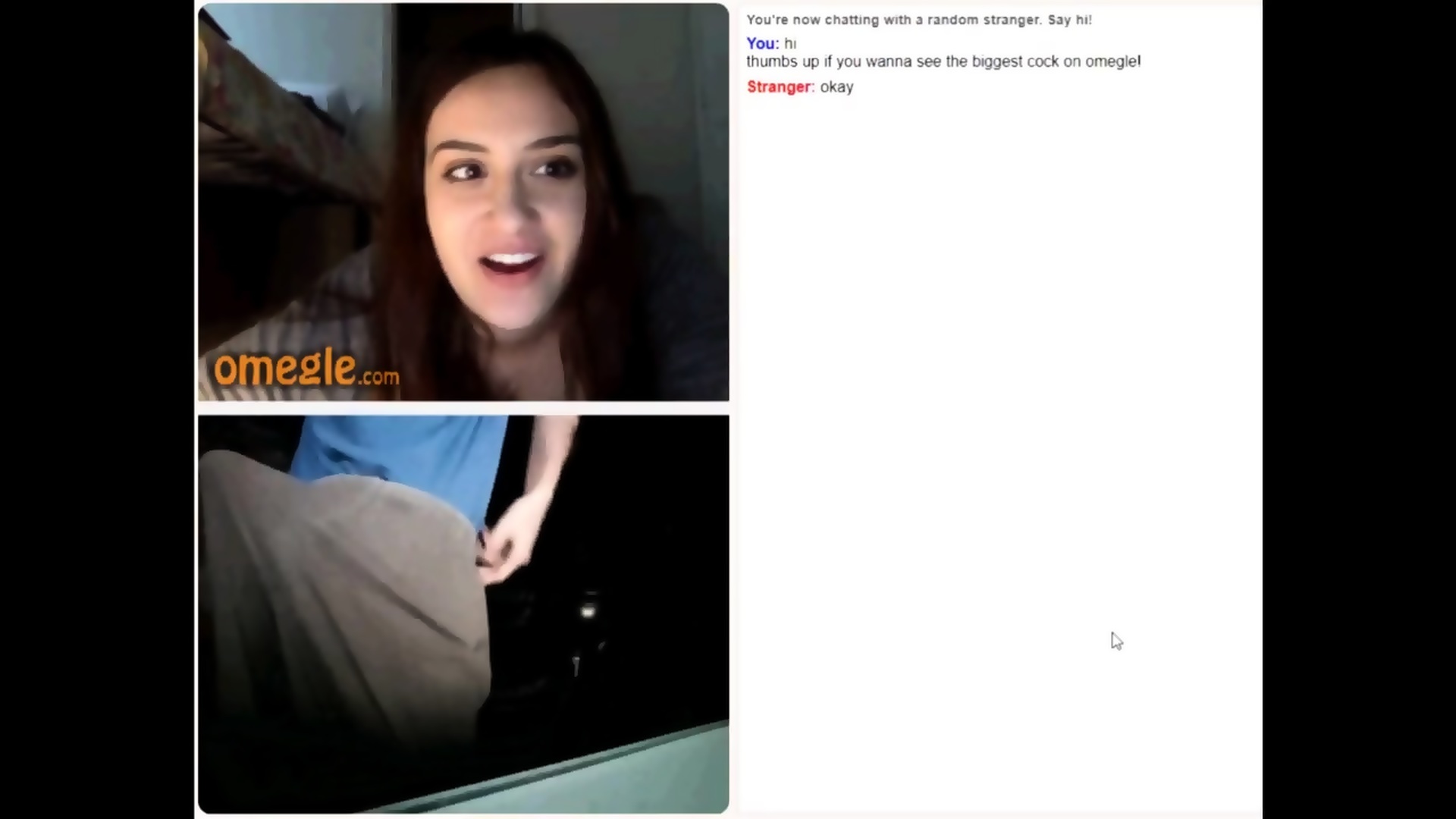 Officer reccomend amazing girl omegle aske want