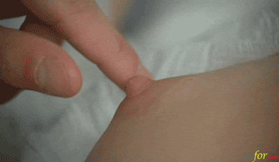 Nipple sucking closeup