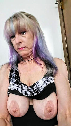 Selfshot pics saggy grandma