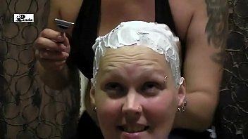 best of Girl bald cute headshave