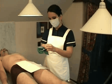 best of Doctor handjob with gives female