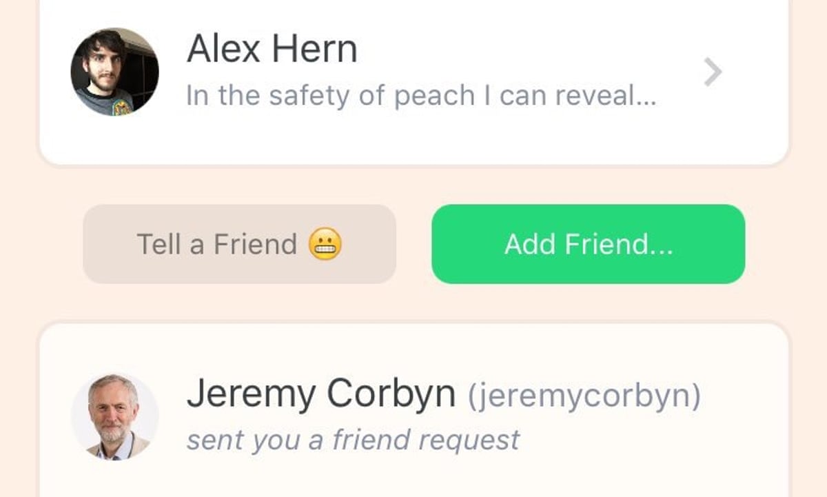 Meatball reccomend friend request social