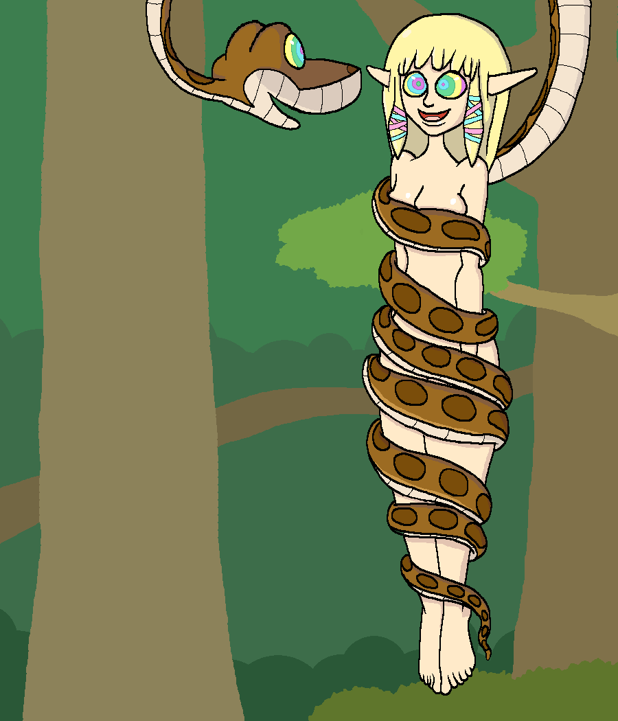 Solstice reccomend hynotized snake wrapped girl
