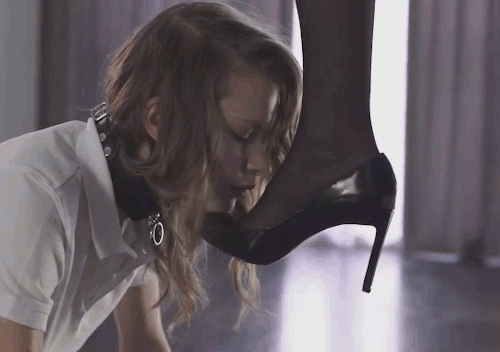 Jessica R. reccomend heels slaves cock kitchen desk