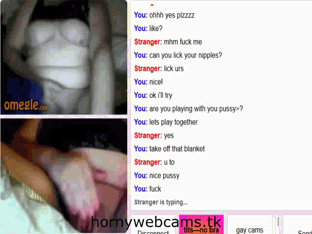 Omegle girl toys pussy till