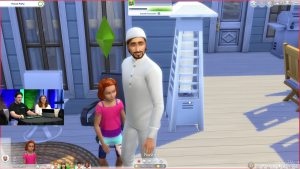 Sims naughty friend came visit
