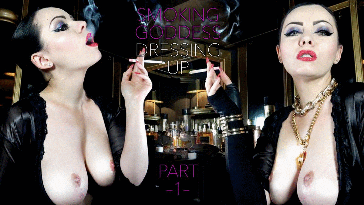 Smoking goddess dressing anouschka femme