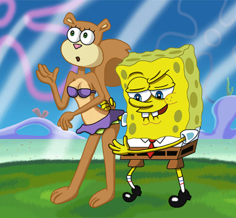 Spongebob porn sandy gives blowjob
