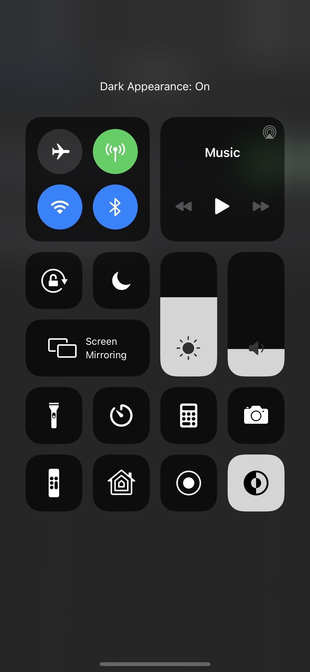 Turn dark mode iphone only